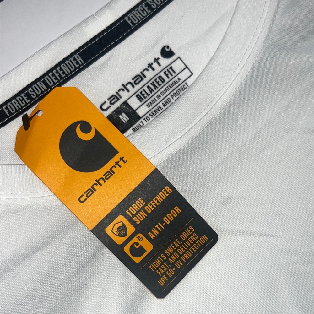 NWT Men’s Carhartt Force Sun Defender Lightweight Short Sleeve - Picture 5 of 9
